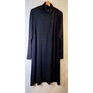 J. Jill Black Midi Dress, turtleneck
